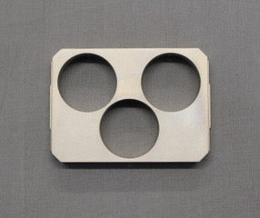 Pre-cut 3 hole (25mm dia.) Specimen Holder Block for CL8200 MK2/3/4/5